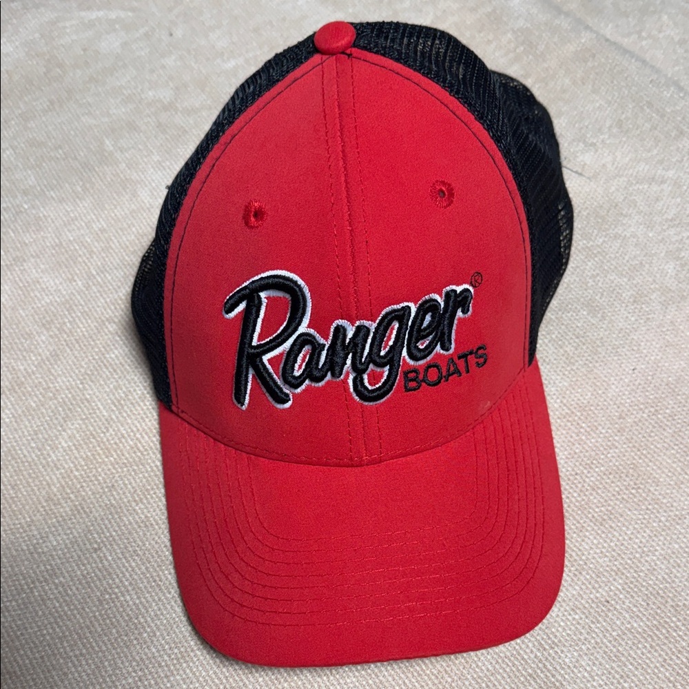 Ranger Boats Red and Black Mesh Cap